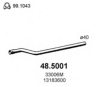 TALBO 33006M Exhaust Pipe